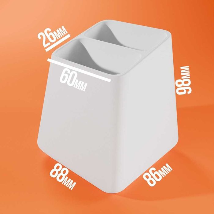 OUTLET Organizer pilotów stojak na 2 piloty ANTYPOŚLIZGOWY 2-komorowy