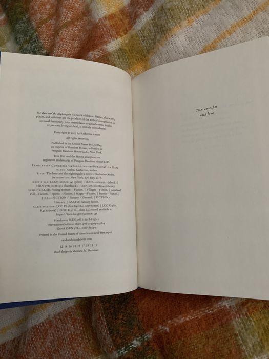 The bear and the nightingale by Katherine Arden