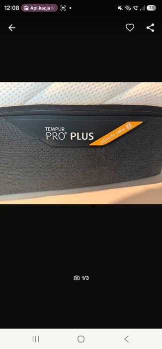Tempur pro plus firm Cool Quilt. 180x200