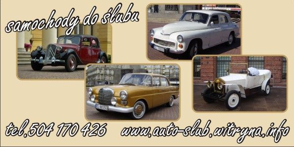 Samochódy auto zabytkowe do ślubu Łódz