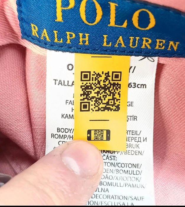 Polo Ralph Lauren Czapka Damska Różowa Bawełna Logo Oryginalna Nowa
