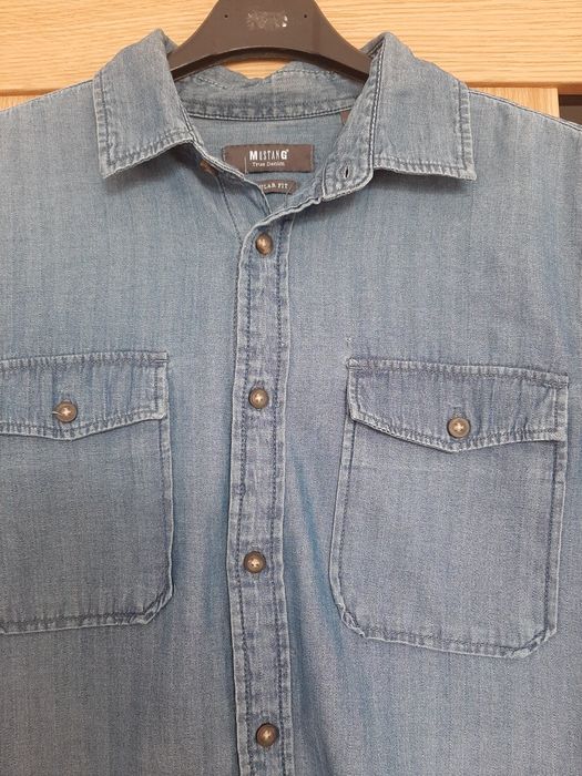 Męska koszula jeansowa Mustang roz. S