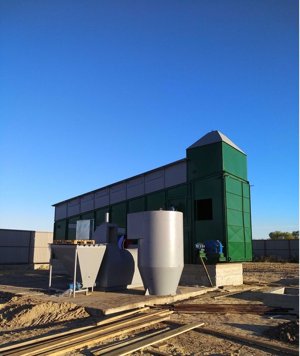 Сушка  для  тріски,щепи,тирси,жома,бузини, пеллет,біомаси