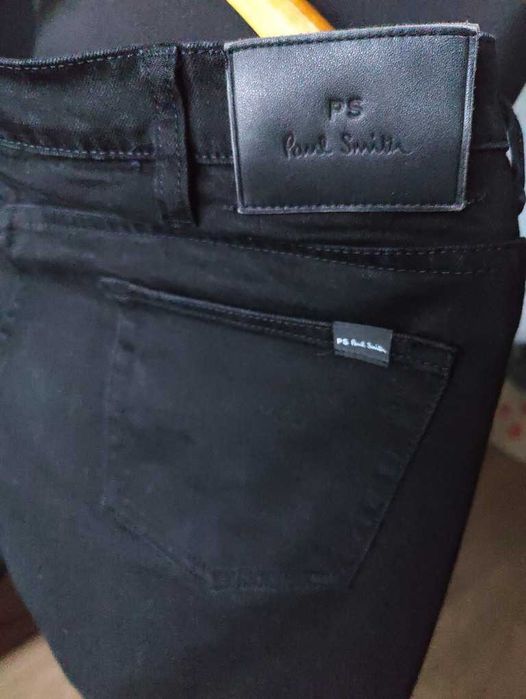 Джинсы Paul Smith jeans USA w32 stretch black.