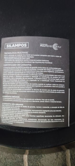 Trem de Cozinha SILAMPOS Novo (9 Peças) - Aço Inox 18/10 - INDUÇÃO