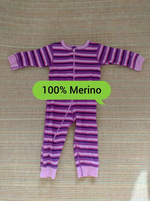 Pajacyk z wełny Merino rozmiar