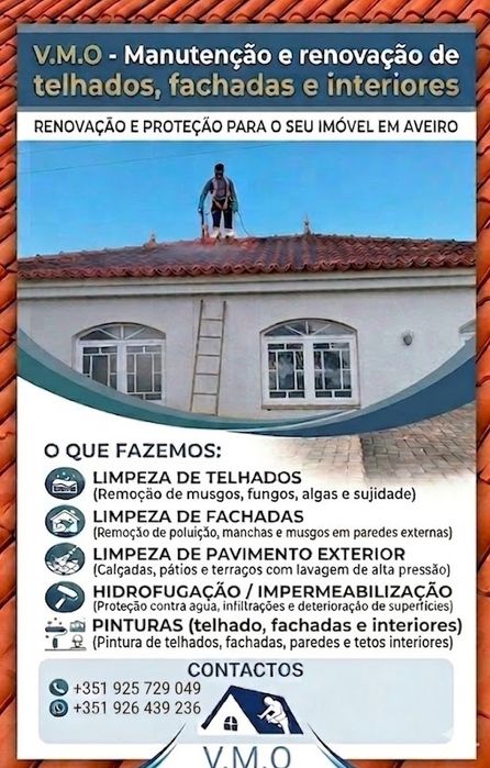 Limpeza de telhados