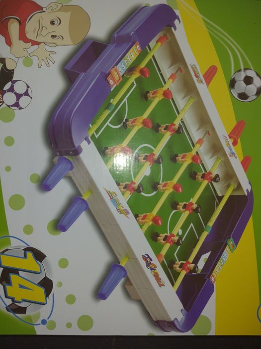 Used children's table football toy