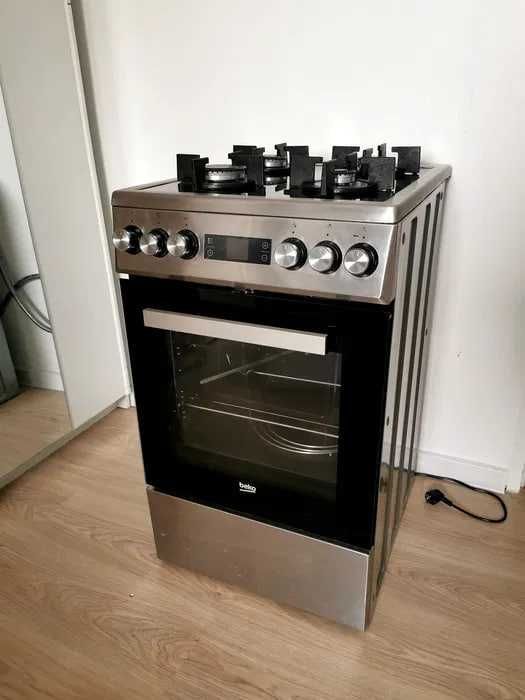 Газова плита BEKO G54467AX нержавійка. Доставка!Гарантія!