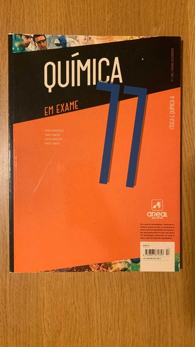Caderno Atividades e Exame - Química 11 - não usado