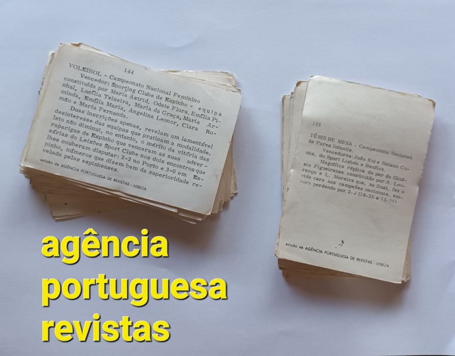 45 cromos agência portuguesa de revistas desporto
