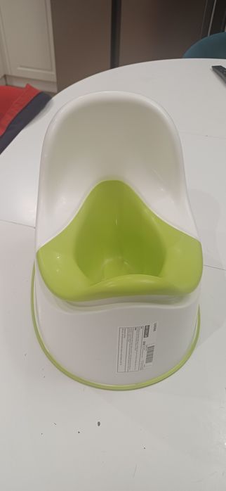 Дитячий горщик IKEA LOCKIG, білий/зелений, 601.931.28