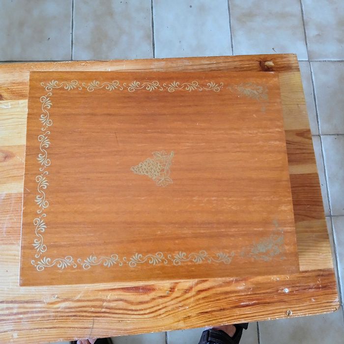 Caixa de madeira para arrumação