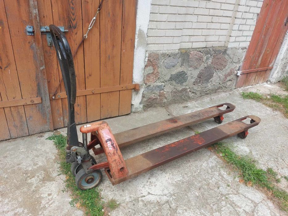 Wózek paletowy Linde 3,0t paleciak ręczny magazynowy długi 180cm