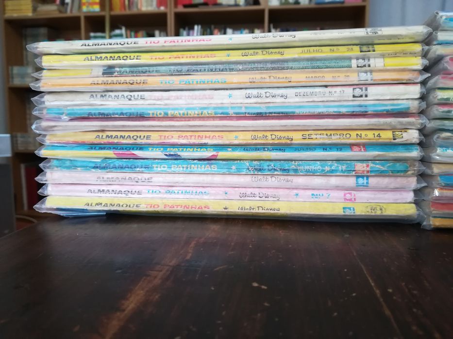 65 Livros Tio Patinhas desde o n° 3, 1a Edição desde 1964