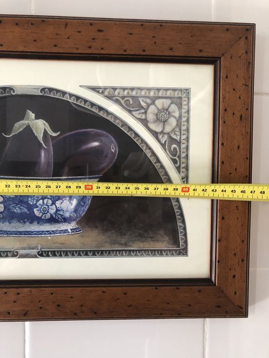 Quadros com moldura em carvalho