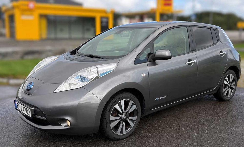 Nissan Leaf 24кВт 2015 Без ДТП! з Норвегії, РОЗМИТНЕНИЙ