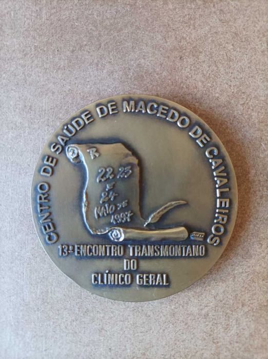 Medalha comemorativa coleção bronze Encontro Transmontano 1997