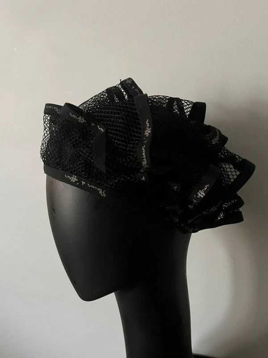 Lolita gothic alternative koronkowe falbanki siatka opaska fascynato