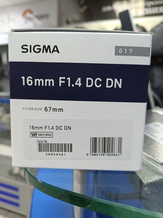 Sigma 16,23,30,35,50,56,85,135mm та інші. Нові.Гар.12 міс.