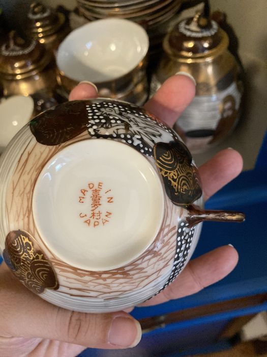 Conjunto de chá original do Japão