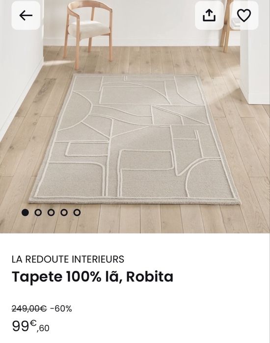 Tapete 100% lã La Redoute