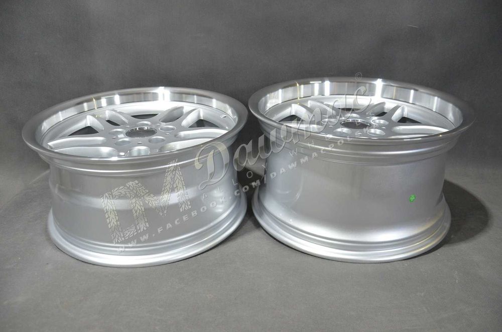PROMOCJA! Felgi aluminiowe DMC06 17″ 8J ET18 + 9J ET25 5×120 Silver Machine Lip Styling 37 BMW 5 E34, E39, E60 BMW 7 E32, E38, E65