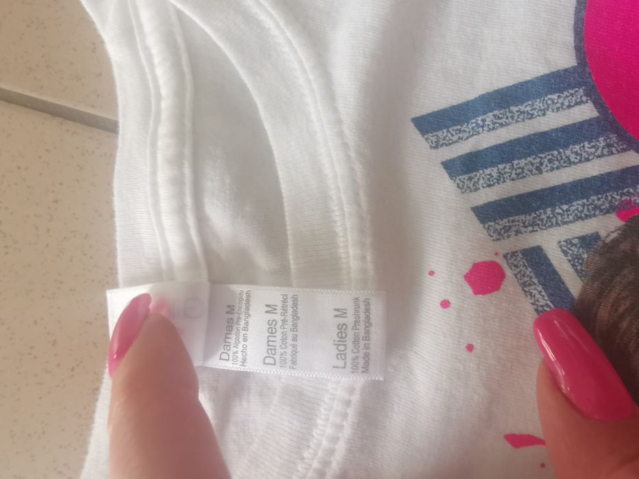 Bluzka z krótkim rękawem r M t shirt damski dla fanek Justin Biber z p