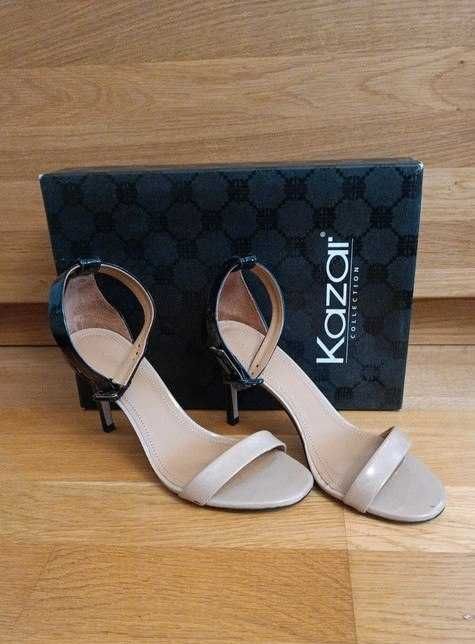 czółenka na obcasie 8 cm. - Kazar 37