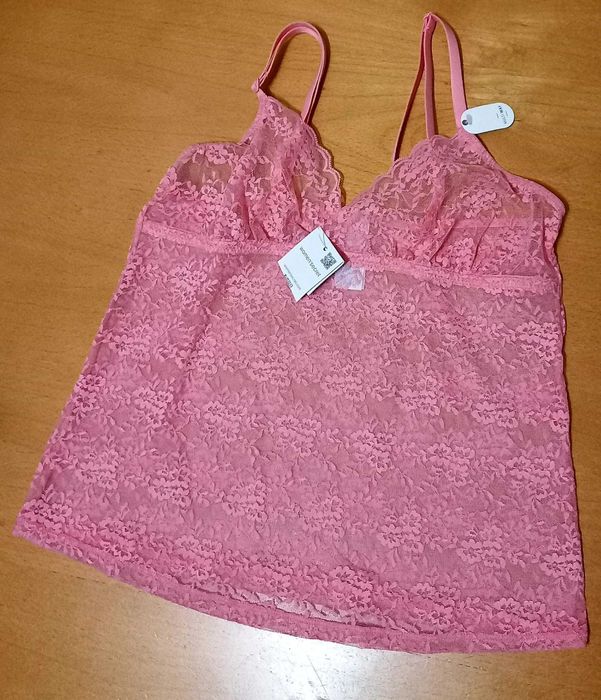 Camisola interior cor rosa, nova c/etiqueta. Women'secret, tamanho L