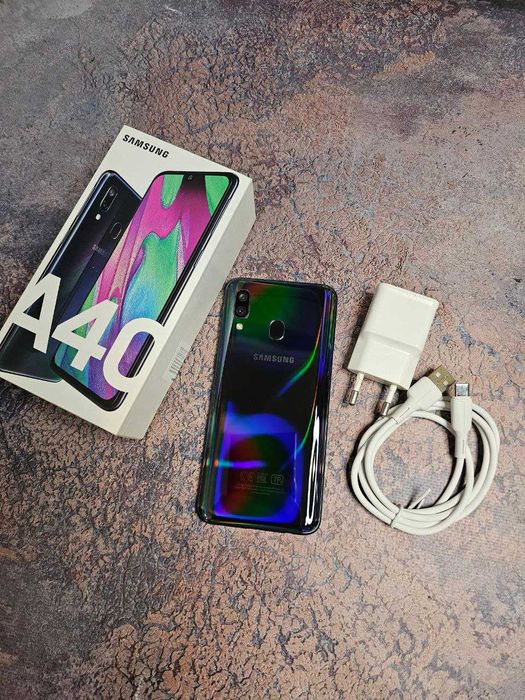 ИДЕАЛ! Samsung Galaxy A40 4/64 ГБ (2019 COSMIC BLACK)