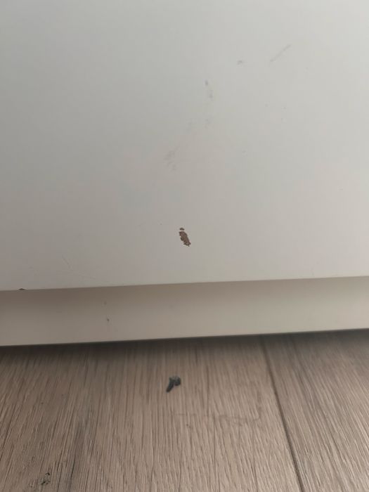 Łożko ikea białe drewniane