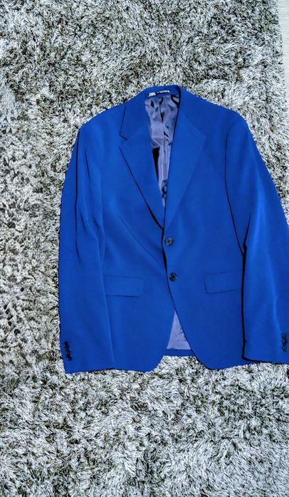 Fato  zara  azul