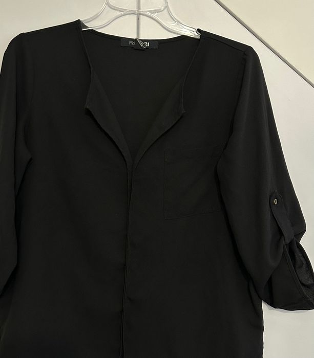 Czarna bluzka damska Forever 21 M