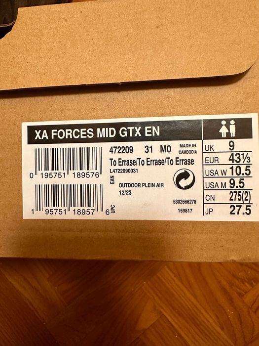 Черевики Salomon XA Forces MID GTX EN