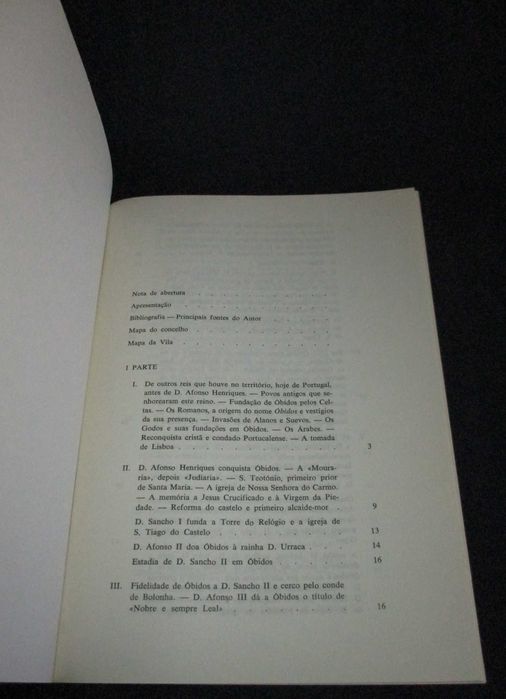 Livro Memórias Históricas Óbidos João Trindade