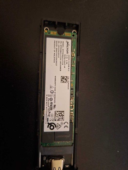 Карман / SSD m.2  nvme 512 Гб Micron