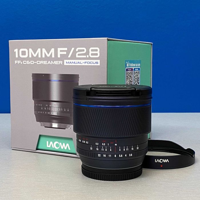 Laowa 10mm f/2.8 Zero-D MF | L-Mount | NOVA | 3 ANOS DE GARANTIA