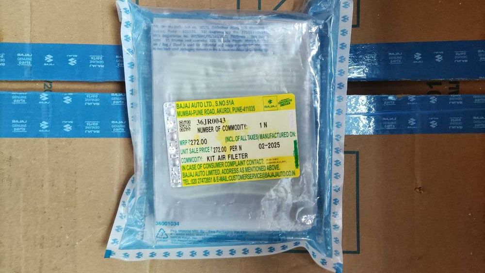 Повітряний фільтр Bajaj Pulsar N250 | 36JR0043
