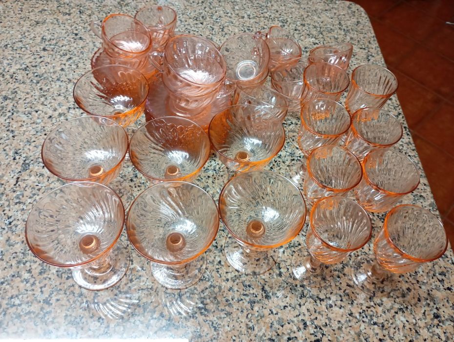 Peças de louça pirex