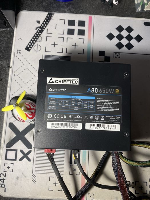 ⁉️Гарантія 14 днів⁉️ Блок живлення CHIEFTEC 650w