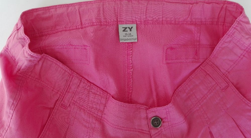 Calções rosa Zippy - Tam. 13/14