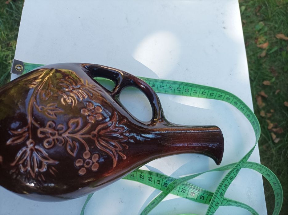 Flakonik karafka dzbanuszek kamionka ceramika PRL vintage