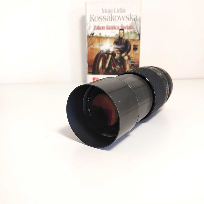 Teleobiektyw Expert 200mm 1:3,5 mocowanie KONICA AR made in Japan Ornitolog