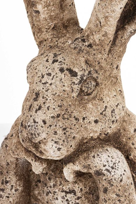Zając Bust zamyślony szaro-brązowy Piękny! h36cm. 177597