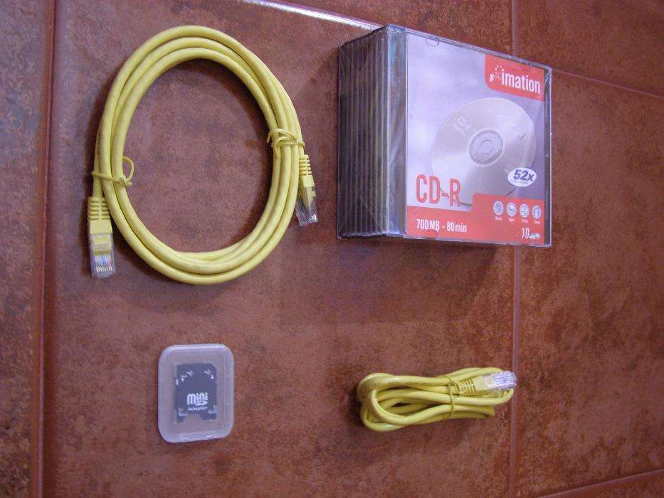 CD-R e Cabos de Rede