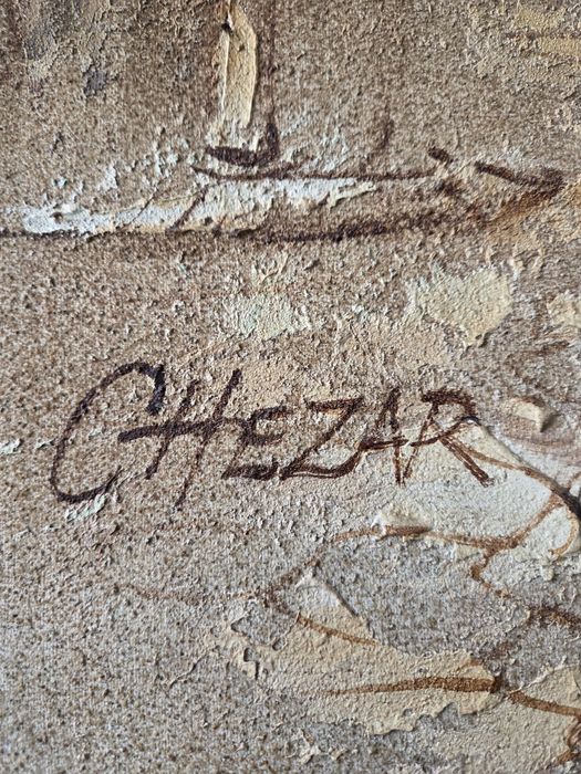 Obraz CHEZAR – Stary Rzym, wyjątkowa faktura z piaskiem morskim.