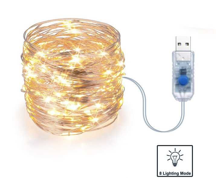 USB світло LED лампа гірлянда роса штора фонарик