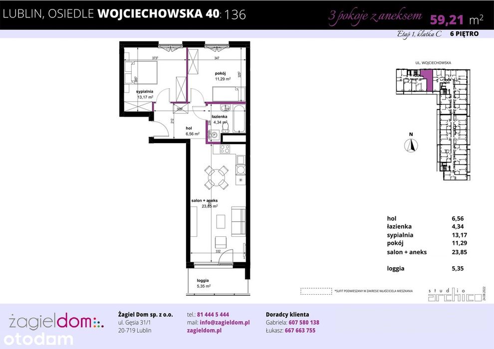 Wojciechowska Square | mieszkanie 136