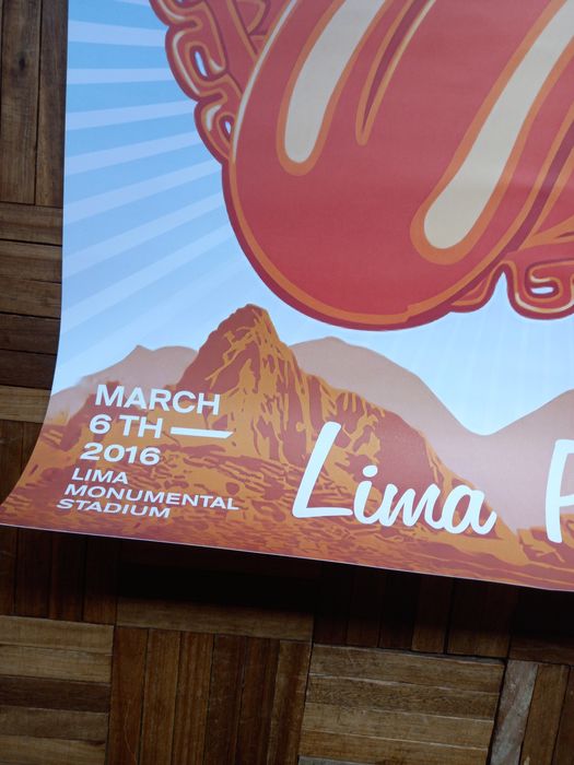 Poster Rolling Stones América Latina Olé Tour